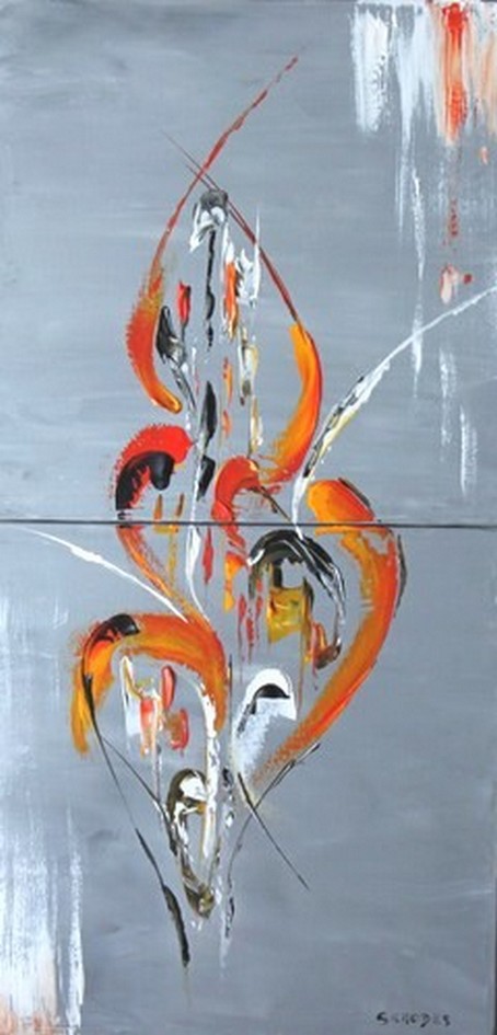 A coeur perdu - dyptique - 40x80